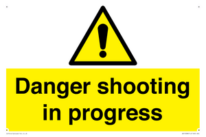 Danger shooting in progress
